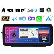 12.3'' 2K 4+64GB For Benz E-Class W207 2009-2012 Android 14 CarPlay Radio Stereo