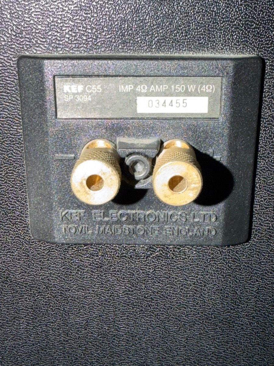 KEF-C55 Speakers (Tested/Working in Great Cosmetic Condition) | eBay
