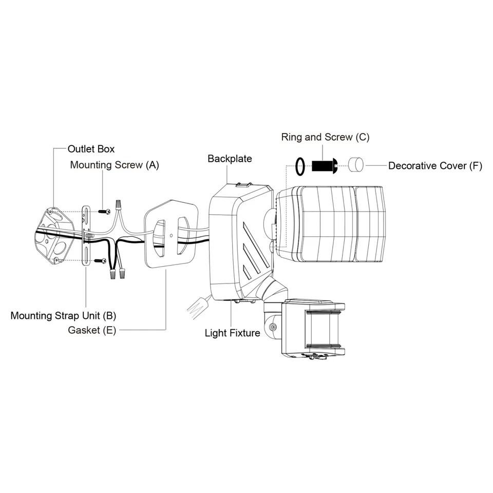 Vaxcel Lighting T0674 Merill Double Light 11-1/2"W LED Outdoor - Bronze - Image 2 of 4