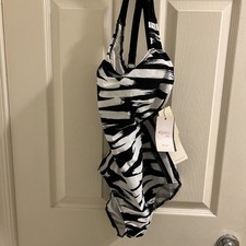 NWT GOTTEX Size 10 Carvico Fabric One Piece Free Sport Swimsuit UPF 50 