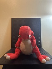 Toys R Us Plush Red Dinosaur Animal Alley Stuffed Animal 2017 21" Toy