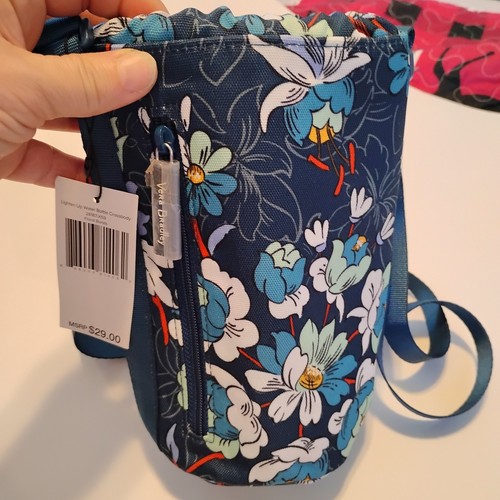 New Tag Vera Bradley Lighten Up Insulated Water Bottle Cross Body Floral Bursts - 第 8/13 張圖片