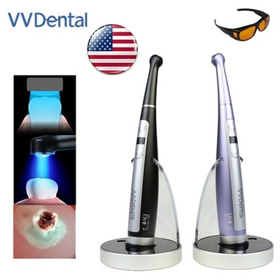 Dental Curing light LED Resin Cure Lamp 1 Second 3200mw/cm² 6 Modes OLED Screen