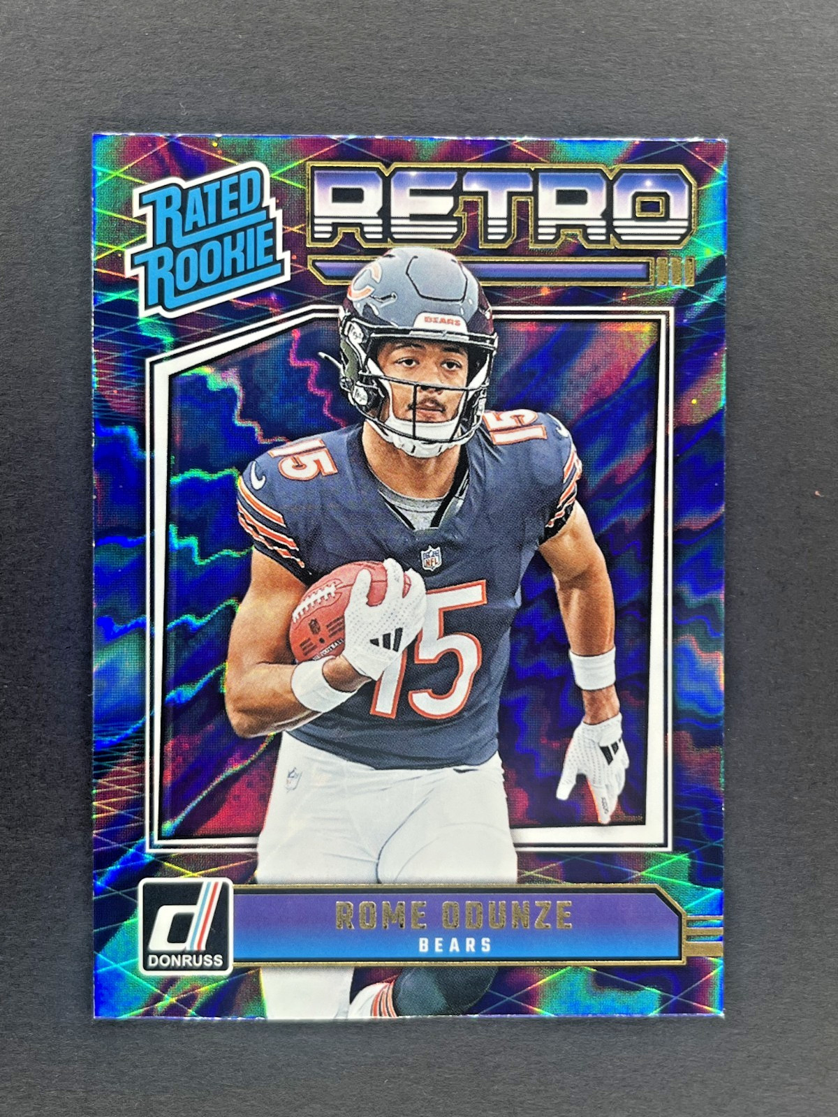 2024 Donruss Rome Odunze Retro Rated Rookie #12 (RC) Chicago Bears