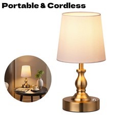 Rechargeable Battery Powered Table Lamp Wireless Led Lamps Cordless Touch Lamp