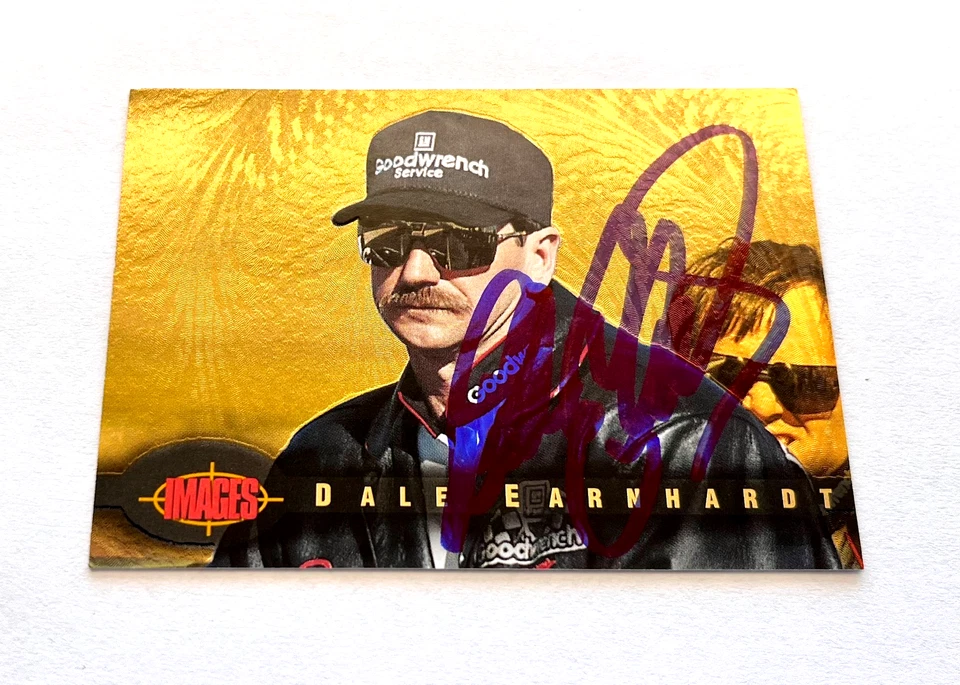 Dale Earnhardt NASCAR 1995 Classic Images #50 Autographed Signed - Image 3 of 4