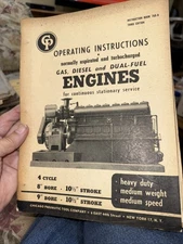 Vintage Original CP Chicago Pneumatic Tool Co. Engines Instructions—bagged