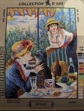 Printed Needlepoint Canvas Only Collection D Art 40x50 Cm Caf