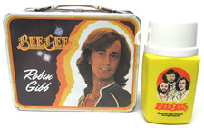 Thermos Bee Gees Metal Lunchbox Robin Gibb 1978 With Thermos Drink Container