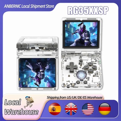 RG35XXSP Flip Retro Handheld Spielkonsole Linux 64bit WiFi Bluetooth HDMI-TV Out