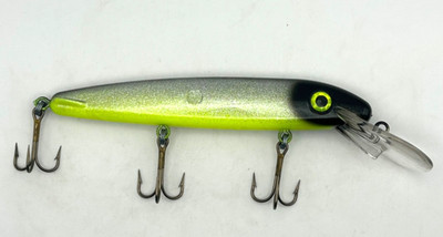 Drifter Tackle Triple D 9'' Jerkbait Chartreuse Silver Black Musky