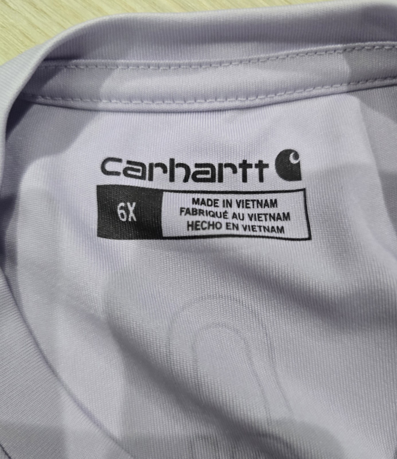 Carhartt Force Girls Sun Defender Short Sleeve T-Shirt Light Purple Size 6X NWOT thumbnail 3