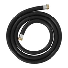 3/4" 10FT Fuel Transfer Hose for Dispensing Gasoline Diesel Kerosene Black