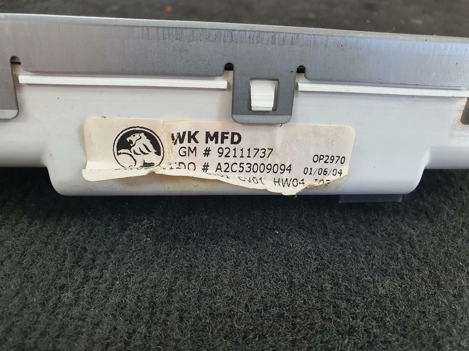 HOLDEN STATESMAN/CAPRICE INSTRUMENT CLUSTER DISPLAY CLUSTER WL, 08/04-08/06 04 0 - image 4 of 4