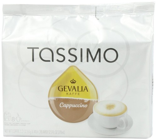 Tassimo Gevalia Cappuccino 8 Servings 