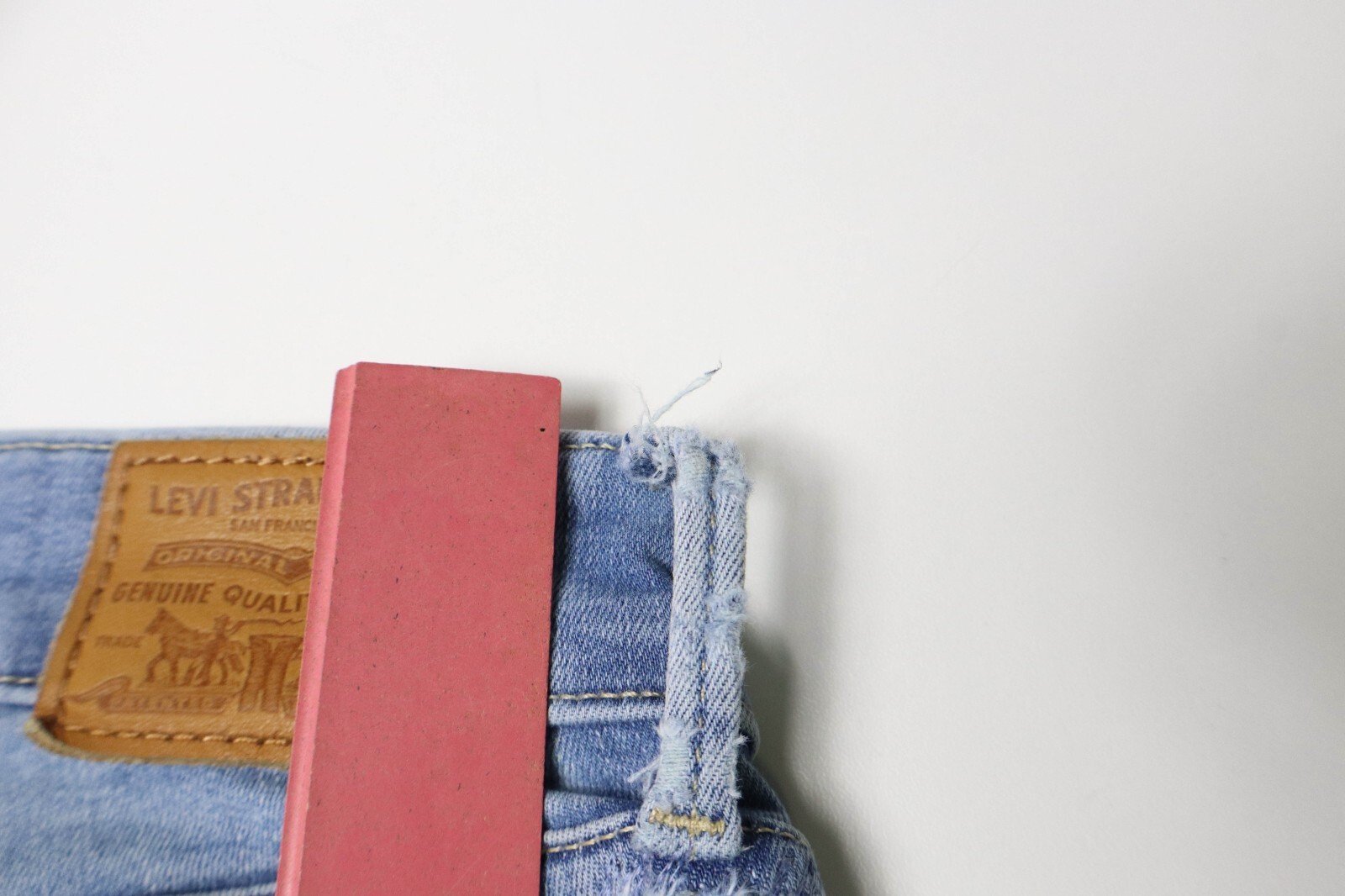 LEVI'S 710 Super Skinny Jeans Women's W28 Light Blue Zip Fly thumbnail 11