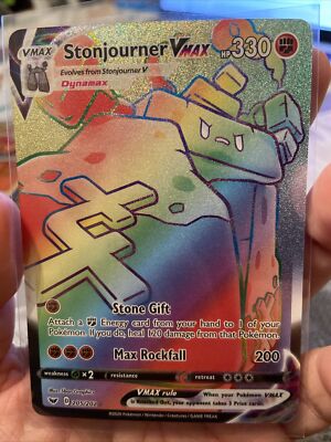 stonjourner vmax pokemon card price Sword & Shield (Base) 116/202 (Full Art) If you do Stonjourner Cards | Dex -