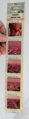 Vintage Set of 5 Pana-Vue 2x2 Slides Prudential Building Views