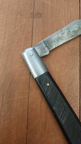 Vintage Sabre Japan 629 Barlow Large 5" Folding Pocket Knife Delrin Handle - Picture 10 of 13