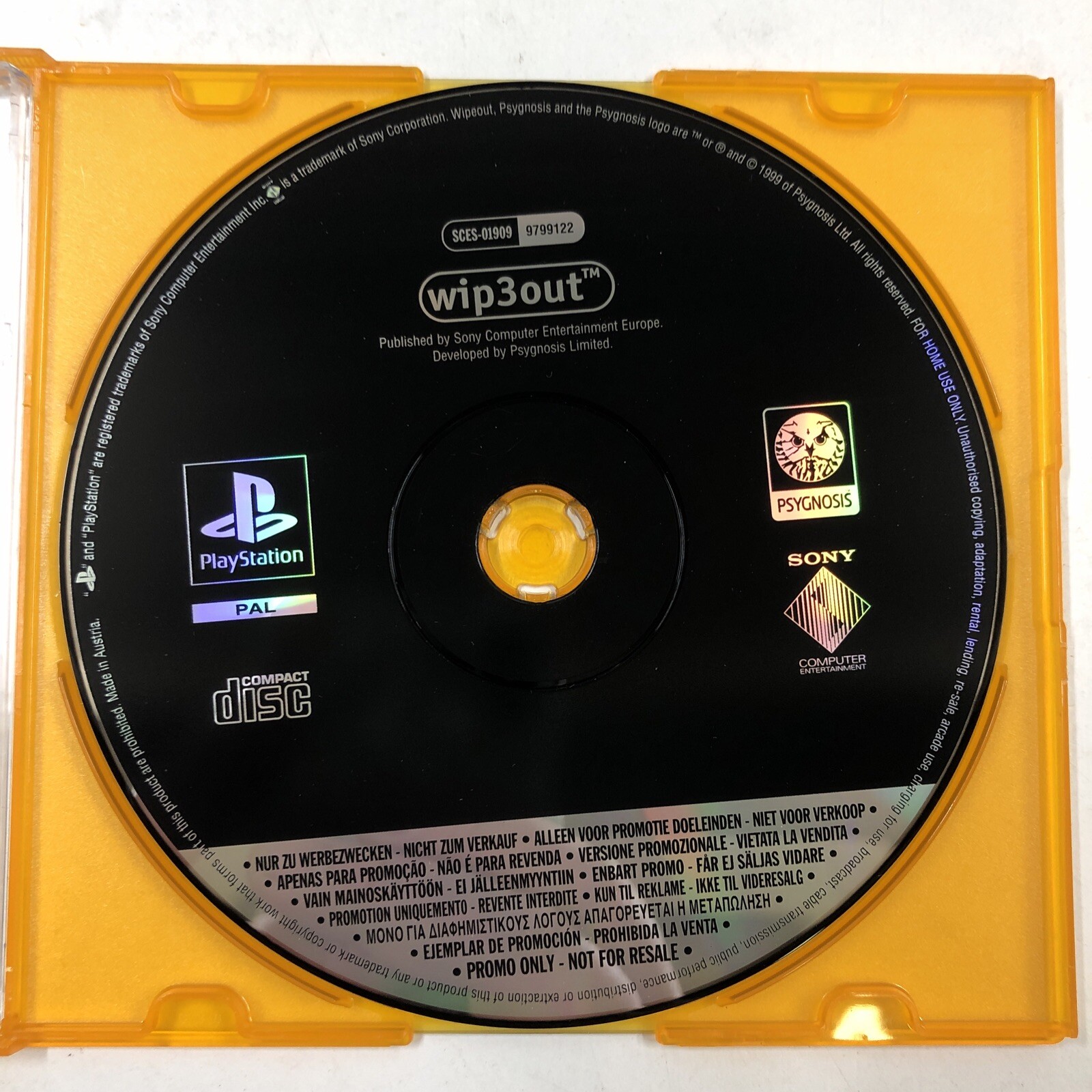Jeu PS1 Wipeout 3 (Wip3out) - Version PAL Française - Bon état - Pour PlayStation 1