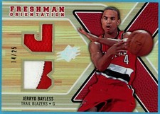 2008-09 SPX Freshman Orientation Jerryd Bayless PATCH 14/25 #FO-JB