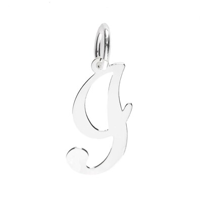 Silber Anhänger Alphabet Initiale Charm 925 Sterling große Schrift Buchstabe A-Z Geschenk
