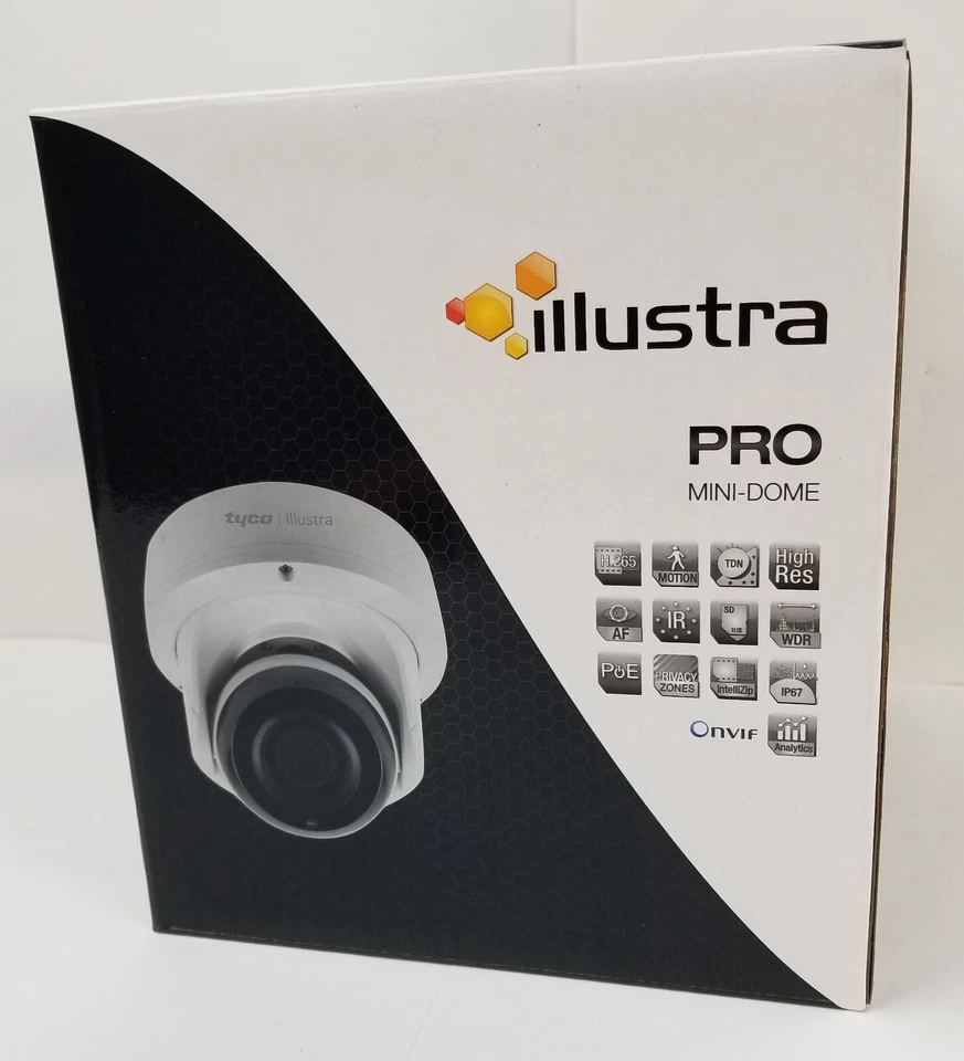 Tyco IPS05-D12-OI03 Illustra Pro Mini Dome Camera 2.7-13.5mm 5MP White NEW - Image 2 of 4