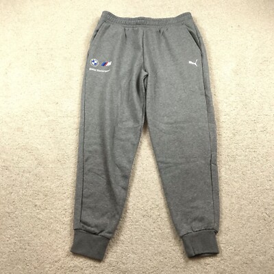 Puma Mens XL BMW Motorsport Sweatpants Gray New 532251 03
