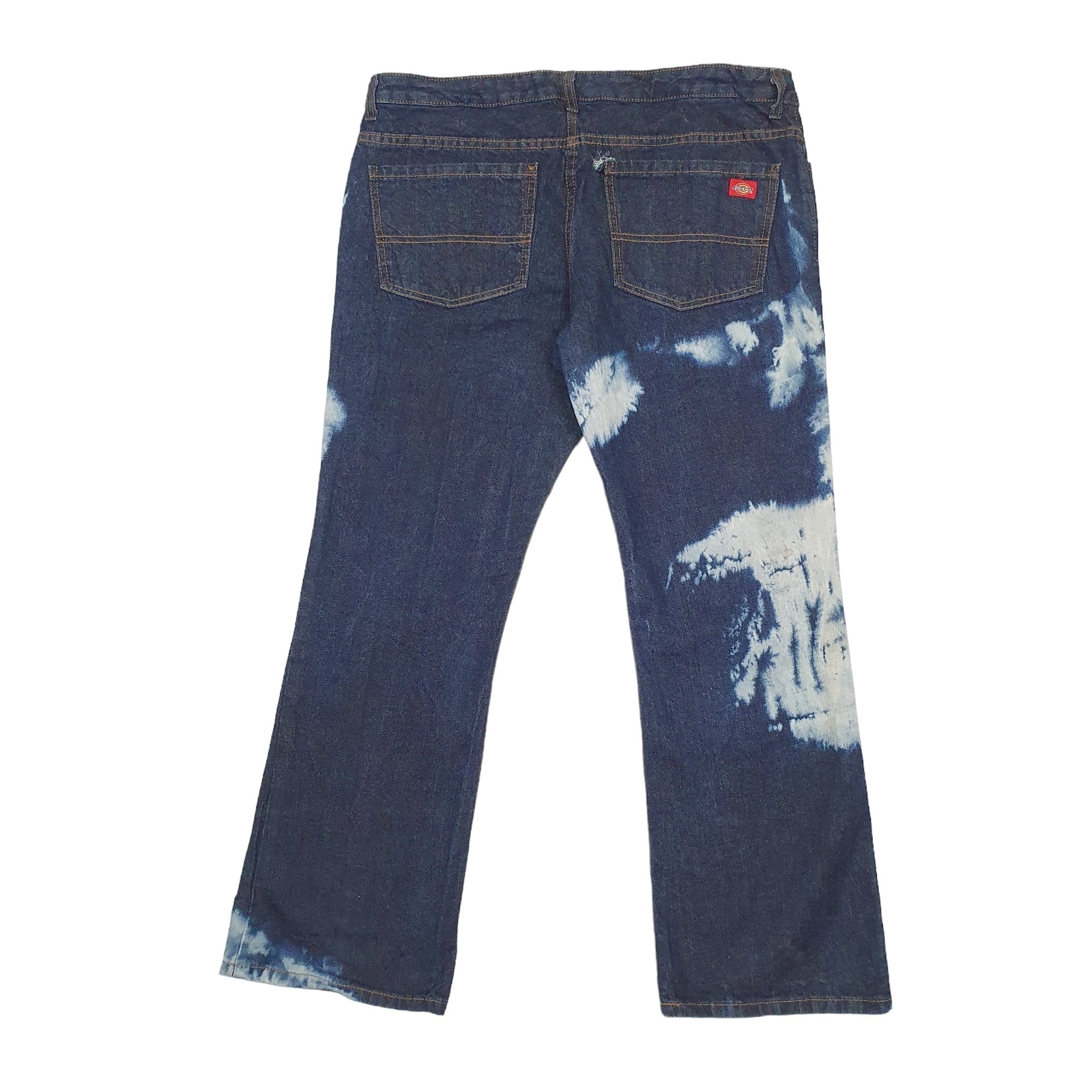 DICKIES Carpenter Jeans Loose Fit Blue Denim Trousers Womens UK20 image 3