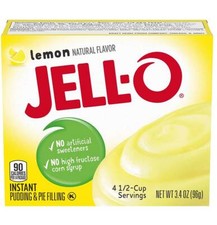 Jell-O Instant Pudding & Kuchen Füllung Zitronengeschmack - 3,4 Oz - 12er Pack