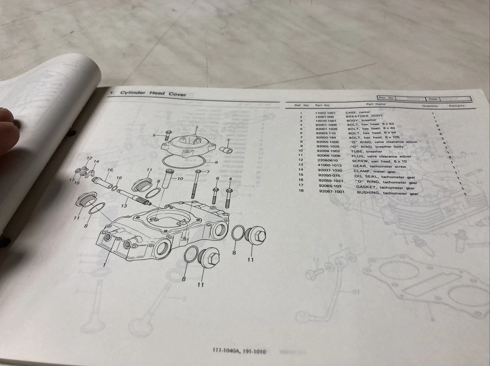 Kawasaki Z400 G1 Custom Z KZ 400 Catalogo Pezzi Di Ricambio Elenco Parti 400G - Immagine 3 di 4