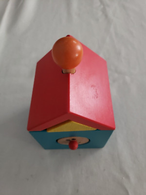 Haba Wooden Building blocks magnetic house rare vintage