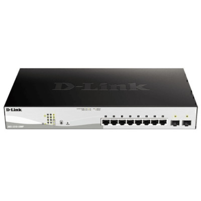 NEW D-Link 10-Port Gigabit Smart Managed 130W PoE Switch with 8 PoE Ports