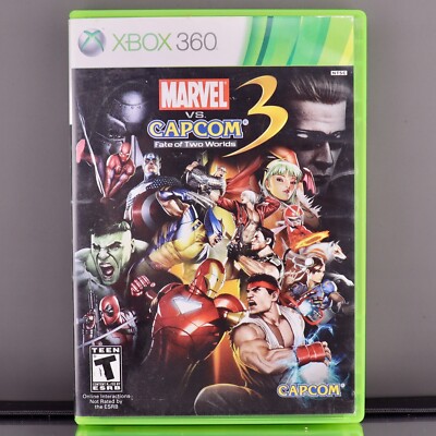 Marvel vs. Capcom 3: Fate of Two Worlds (Xbox 360, 2011) - Epic 3v3 Brawler
