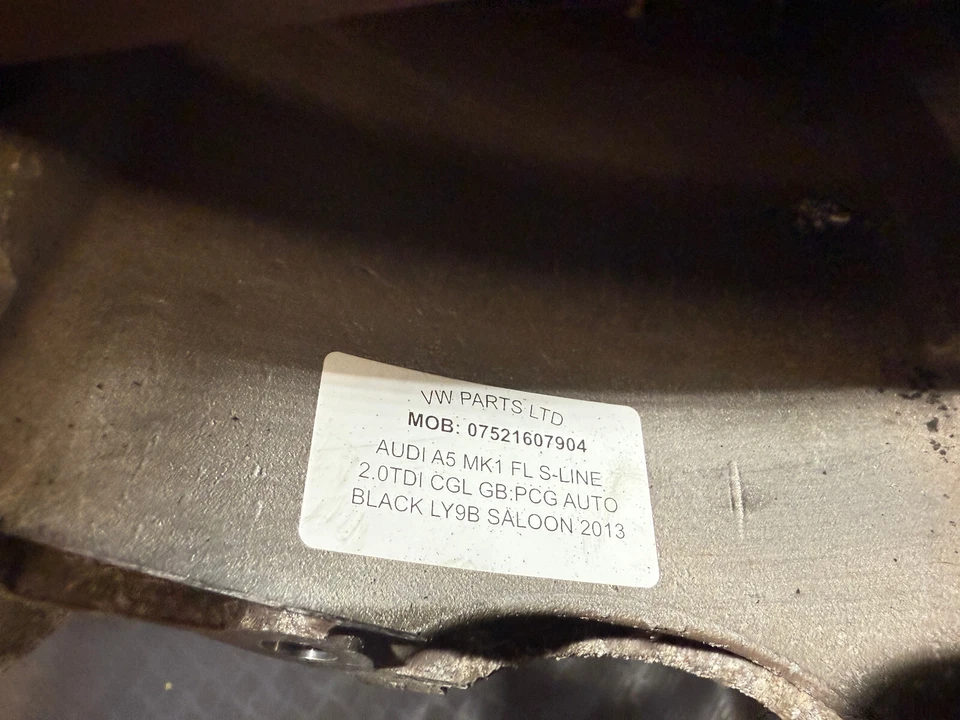 AUDI A5 MK1 FL A4 A6 PCG GEARBOX AUTO 2.0TDI CGL 2012-2015 - Image 3 of 4