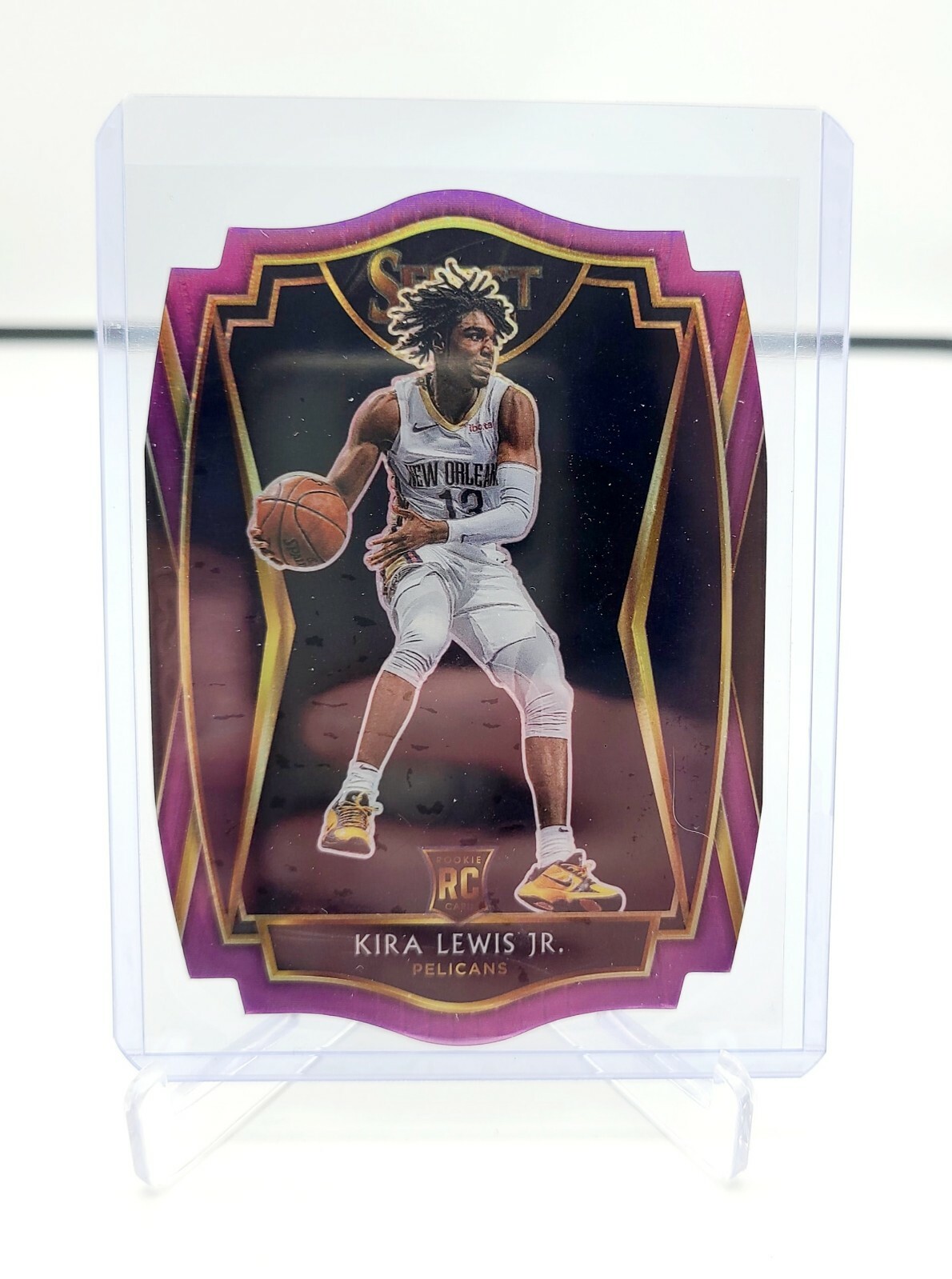 2020-21 Select Basketball Purple Die-cut Premier Level Kira Lewis Jr. #'d /99
