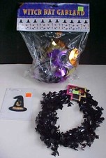 Halloween Witch Garland  Witch Hat Sequin