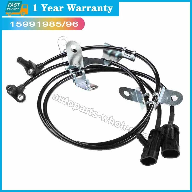 Front Left & Right ABS Wheel Speed Sensor For Chevrolet Silverado 1500 2500 HD - Image 2 of 4