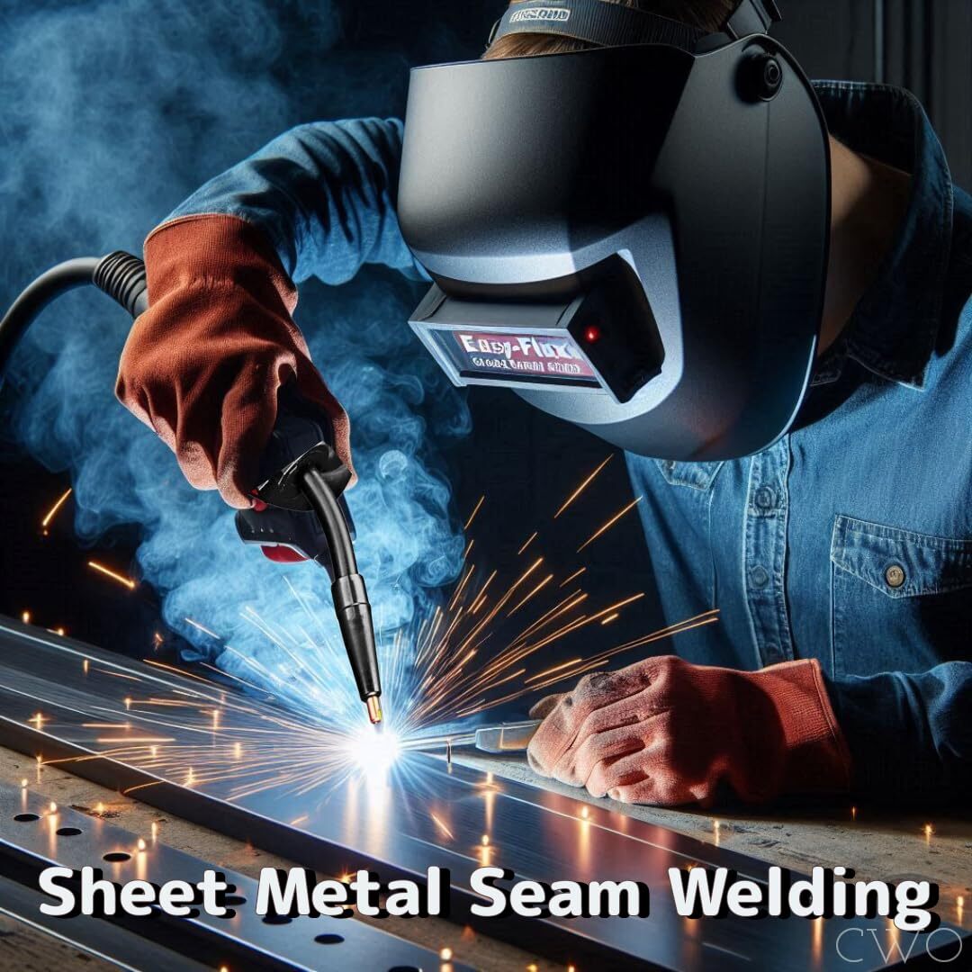 Easy-Flux 125 Amp Welder TI-FLX125, Effortless Welding, 50