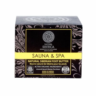 Natura Siberica Sauna & SPA Sibirische Fußbutter 120ml Aktiv Bio