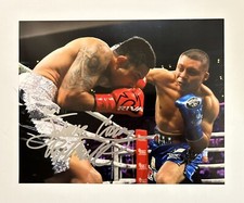 Foto firmata Isaac "Pitbull" Cruz 8x10 boxe autografo prova foto