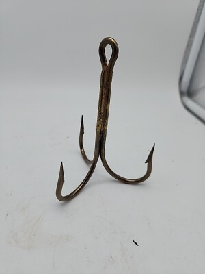 Mustad 3551 Bronze Treble Hook 4.5'' x 3''