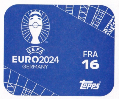 fotbalová karta Topps Match Attax EURO 2024 Purple Sapphire Holograph Graduated Gems FRA 9. Warren Zaïre-Emery (France) :: Kartičkárna
