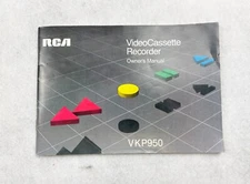 VINTAGE RCA VIDEO CASSETTE RECORDER OWNER'S MANUAL VKP950