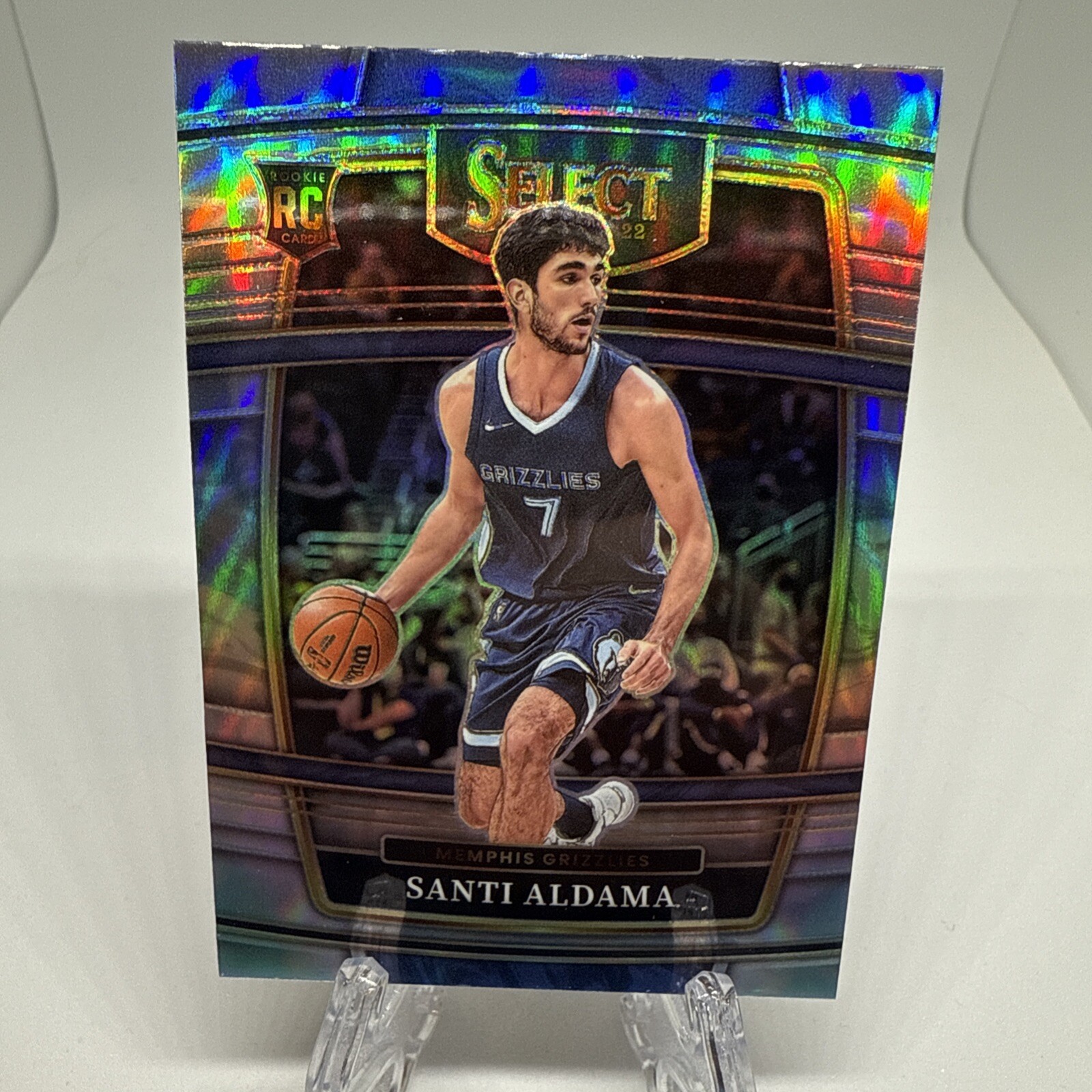 2021-22 Select Concourse Silver Prizm Santi Aldama #64 Grizzlies Rookie