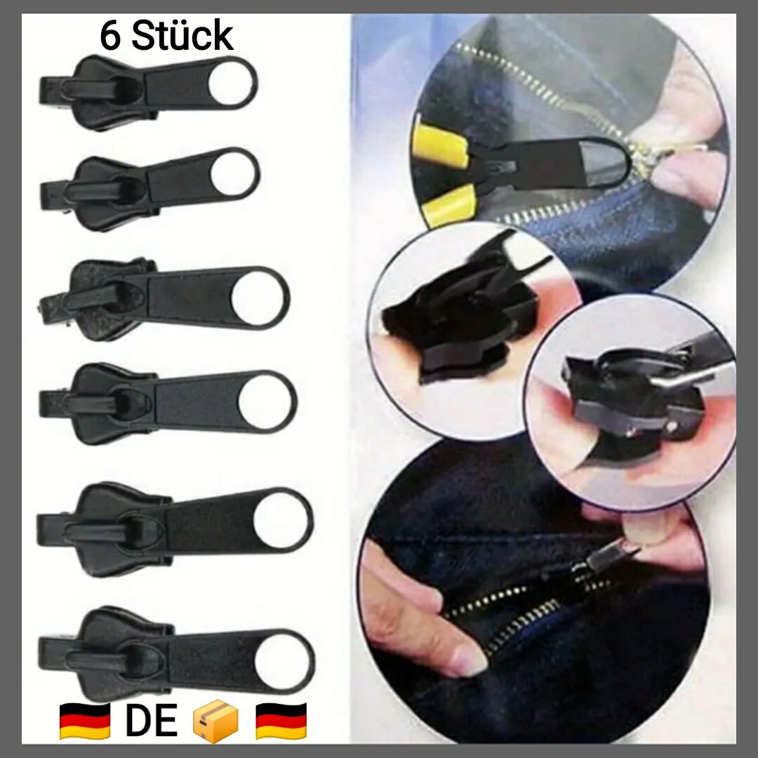 Reißverschluss-Reparatur Set 18-teilig - Universal Für Kleidung & Taschen