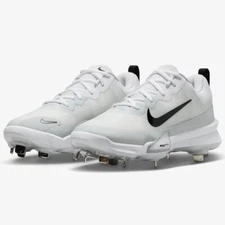 Nike Force Zoom Trout 9 Pro Baseball Cleats White Platinum FB2907-100 Men Size 7