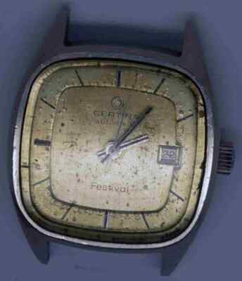 Vintage CERTINA Festival Steel Wristwatch. Ref: 1432/792. Cal: 17-351. For