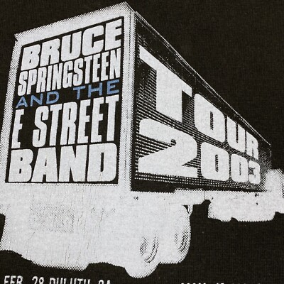 Bruce Springsteen & The E Street Band 2003 Tour Concert T-Shirt