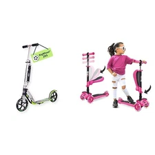 HUDORA Scooter for Kids 8 Years and Up & Teens 12 Years and Up & Hurtle 3-Whe...